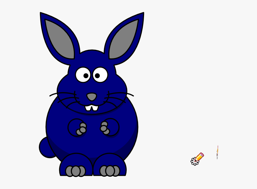 Cartoon Bunny Svg Clip Arts - Rabbit, HD Png Download, Free Download