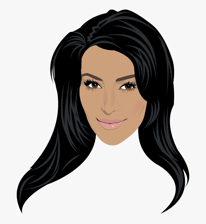 Kim Kardashian Clipart, HD Png Download, Free Download