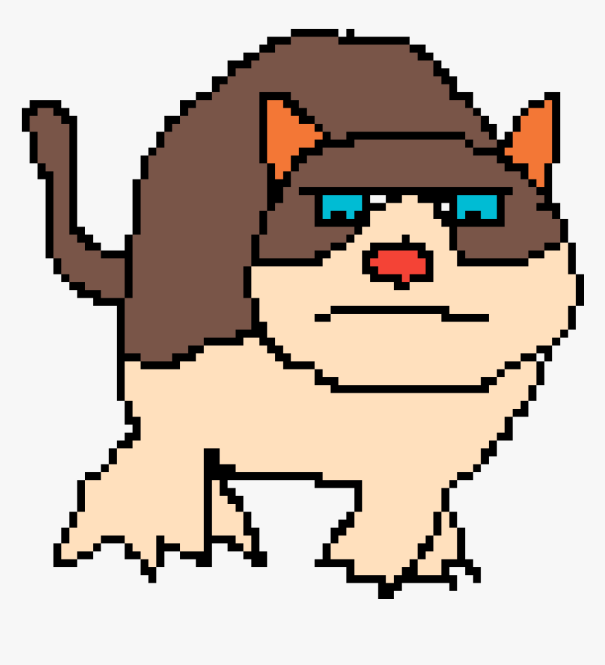 Grumpy Cat - Cartoon, HD Png Download, Free Download