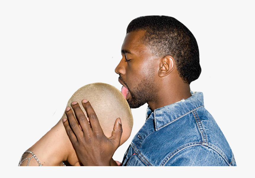 Transparent Kanye Head Png - Kanye Licking Amber Head, Png Download, Free Download