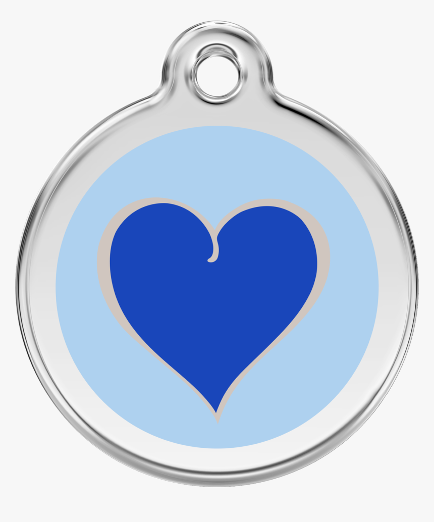 Red Dingo Enamel Tag Silverheart Blue - Red Dingo American Flag, HD Png Download, Free Download