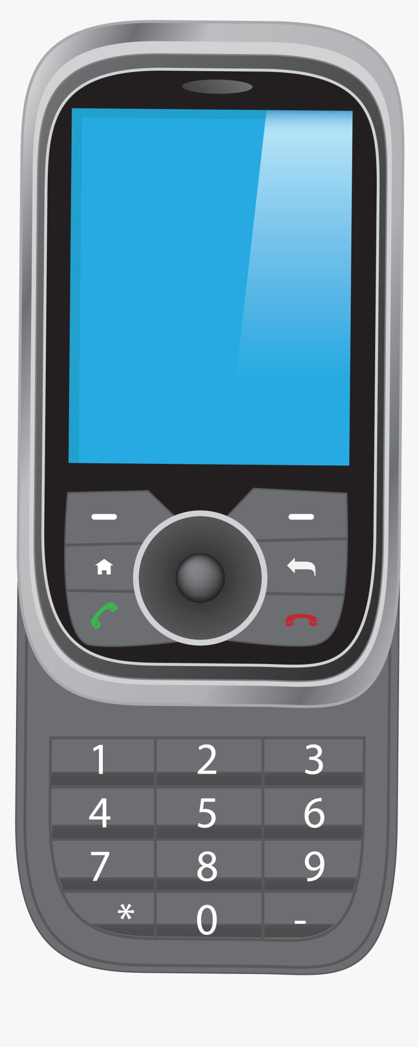 Transparent Mobile Clipart Png - Feature Phone, Png Download, Free Download