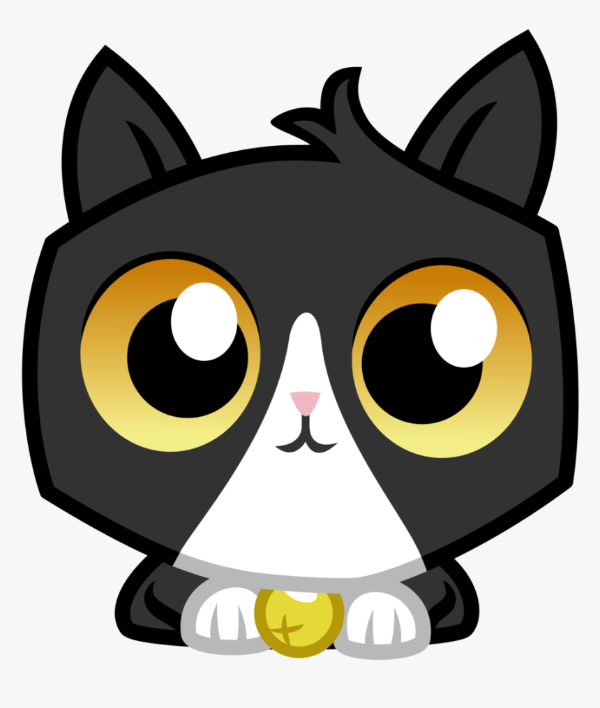 Vector Cats Simple - Cartoon Cat Head Transparent Background, HD Png Download, Free Download