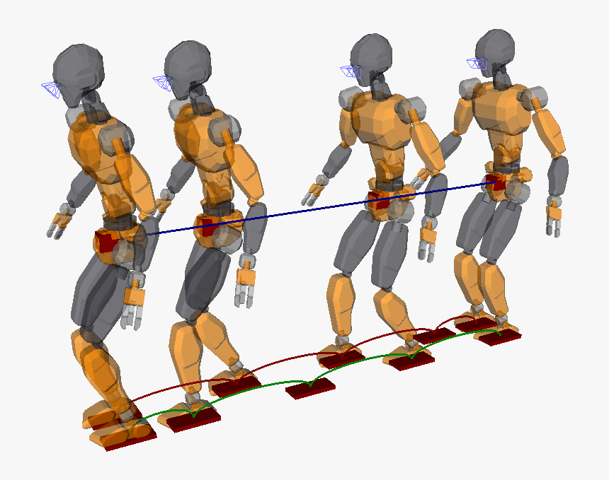 Now The Legged Robot Swings Its Feet Properly Between - Cartoon, HD Png Download, Free Download