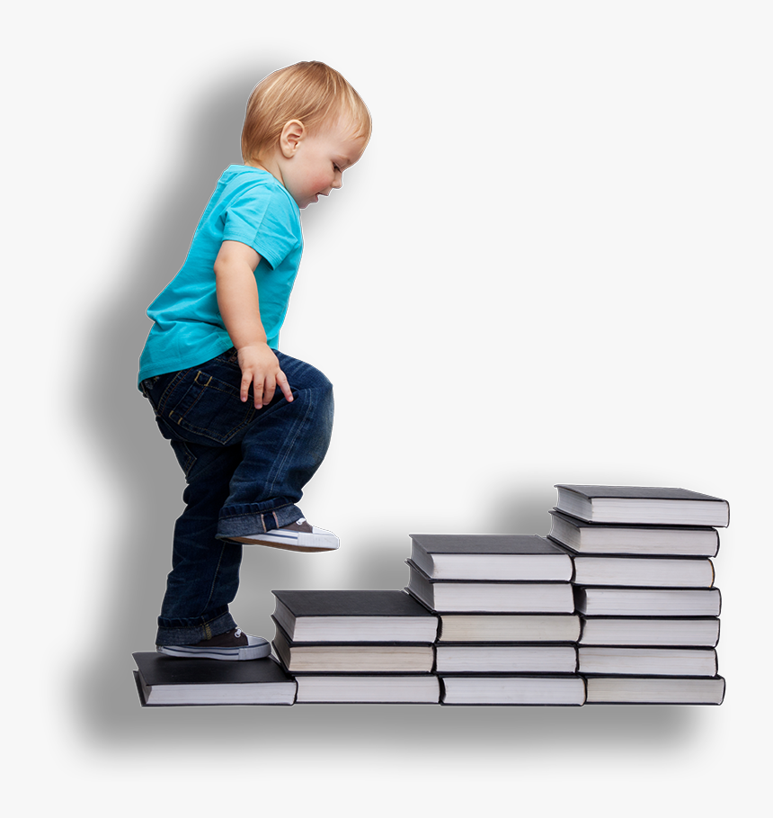 Boy Walking Up Books - Child Leadership, HD Png Download, Free Download