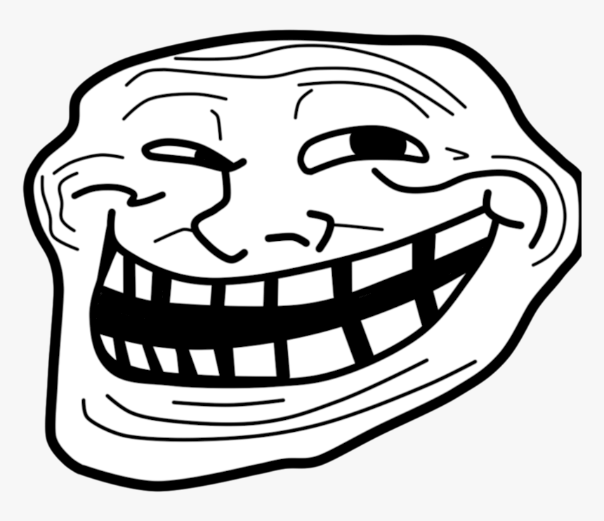 Sad Troll Face Transparent Background