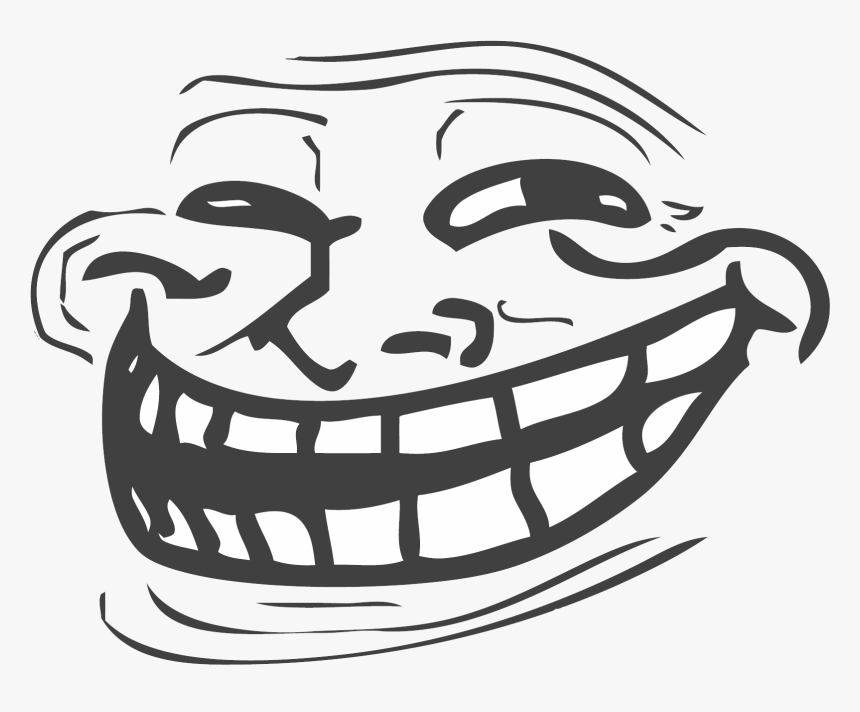 Troll Face Png No Background, Transparent Png , Png - Troll Face Png, Png Download, Free Download