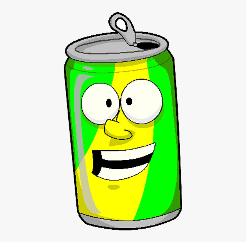 Soda Can Cartoon Transparent Png - Cartoon Can Of Drink, Png Download -  kindpng