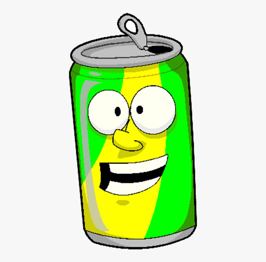 Soda Can Cartoon Transparent Png - Cartoon Can Of Drink, Png Download, Free Download