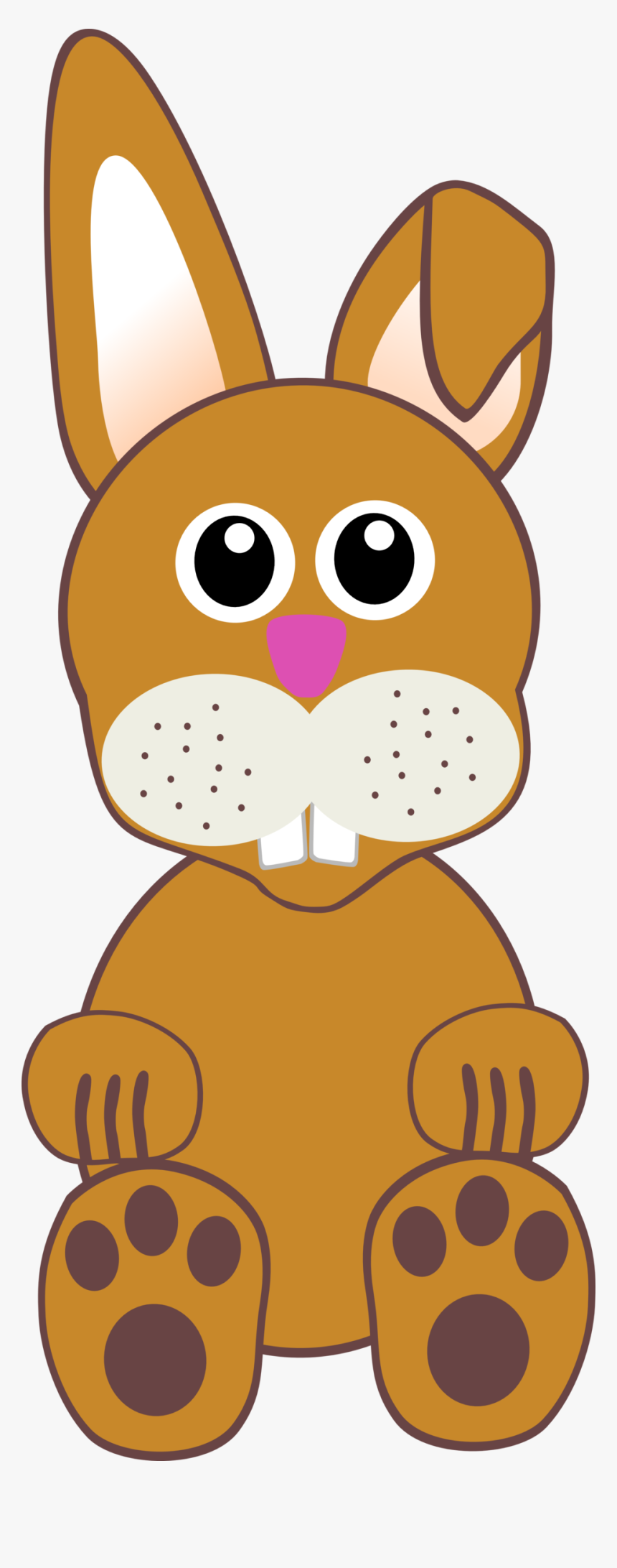 Transparent Baby Bunny Png - Cartoon Bunny Face, Png Download, Free Download