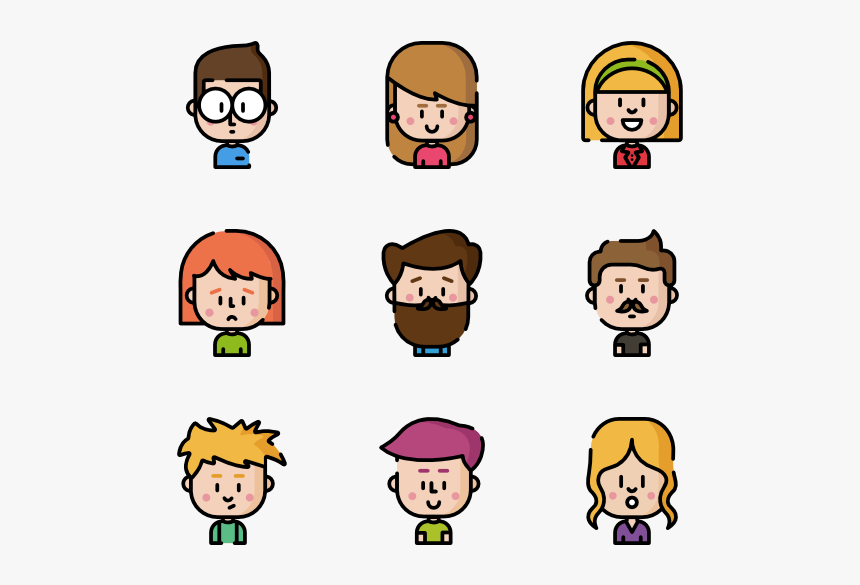 Vector Avatars Profile - Cartoon, HD Png Download, Free Download
