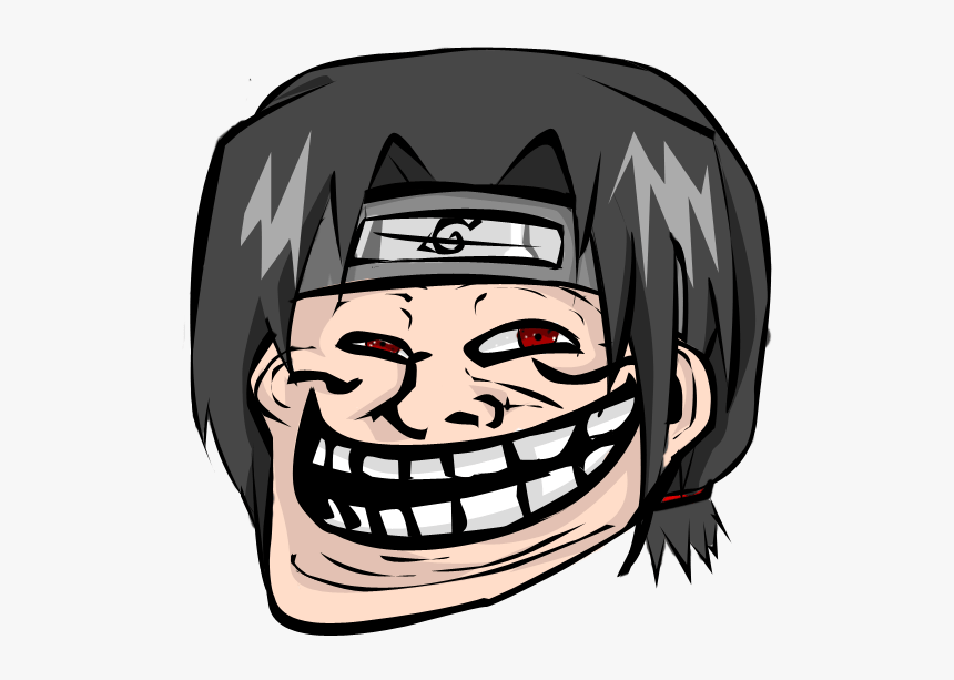 Naruto Troll Face - Itachi Troll Face, HD Png Download, Free Download