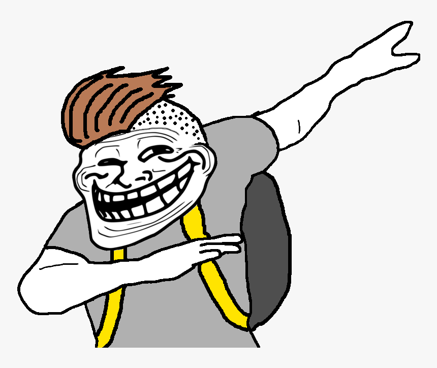 View Samegoogleiqdbsaucenao Zoomer Trollface Dab , - Dabbing Troll Face, HD Png Download, Free Download