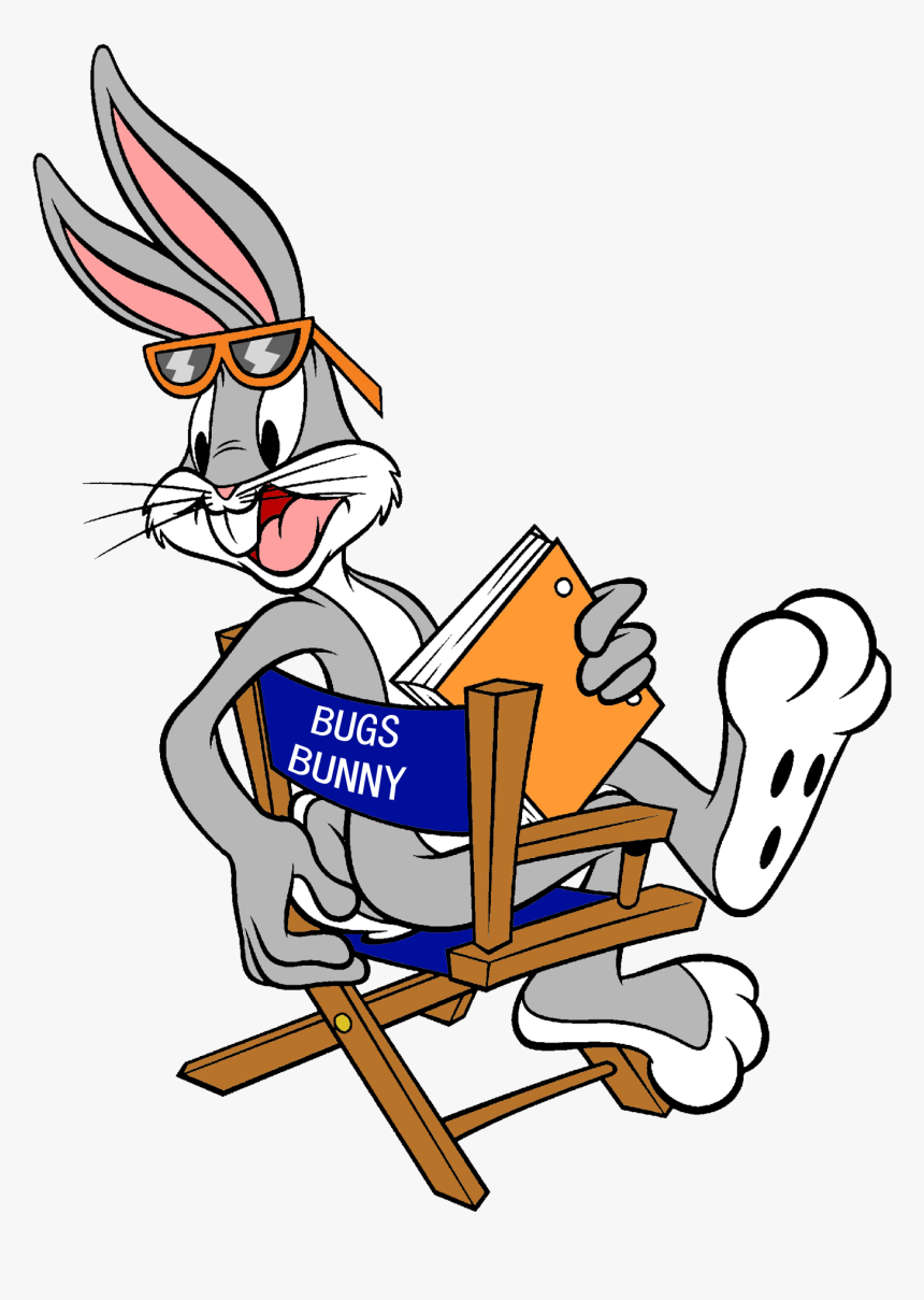 Director Bugs Gloveless - Bugs Bunny On A Chair, HD Png Download, Free Download