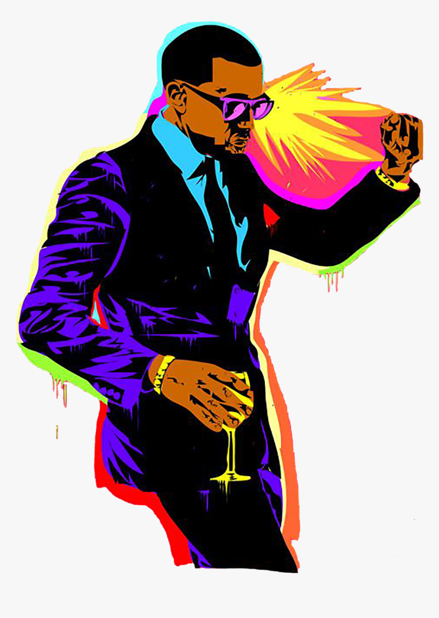 Kanye West Clipart Png - Kanye West Pop Art, Transparent Png, Free Download