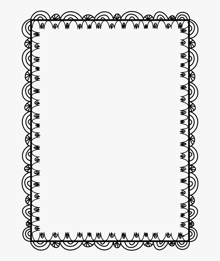 Fun Border Black And White, HD Png Download, Free Download