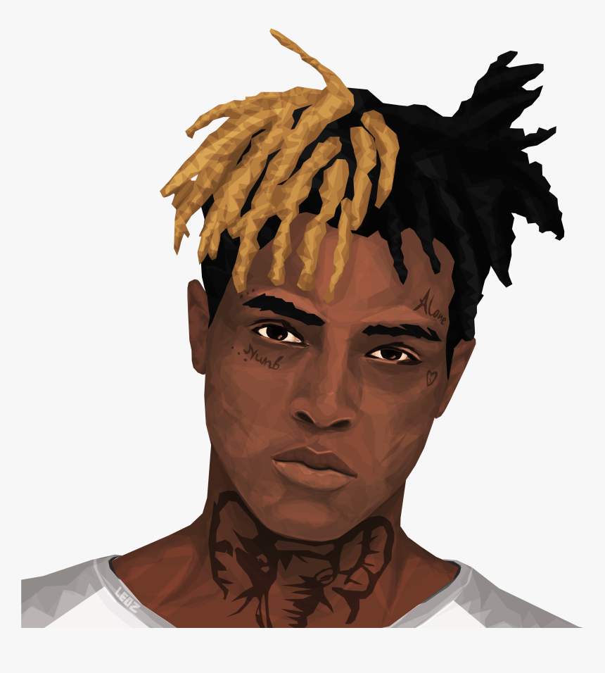 Rapper Hair Png - Xxxtentacion Png, Transparent Png, Free Download