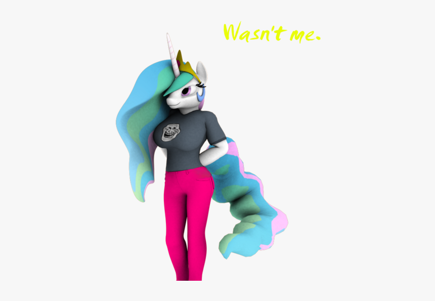 Anthro Princess Celestia Sfm, HD Png Download, Free Download