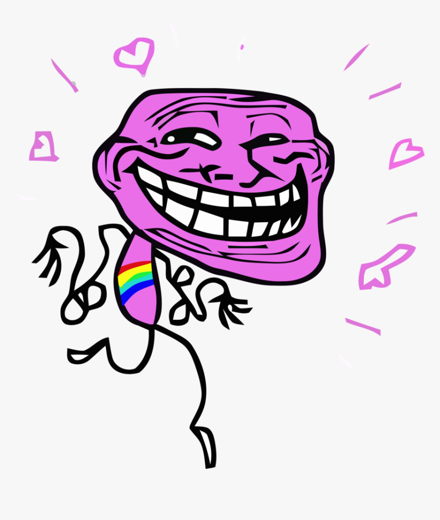 Gay Troll Face, HD Png Download, Free Download