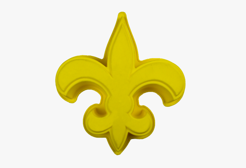 Fleur De Lis Cake Pan With Stand Gold - Cross, HD Png Download, Free Download