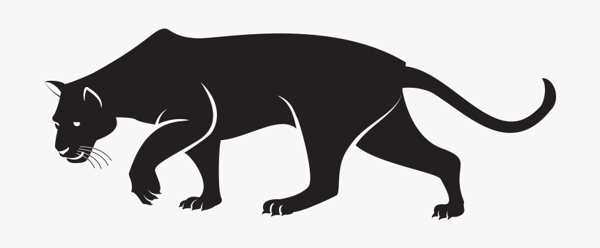 Collection Of Free Cougar Vector Black Panther - Black Panther Animal Sketch, HD Png Download, Free Download