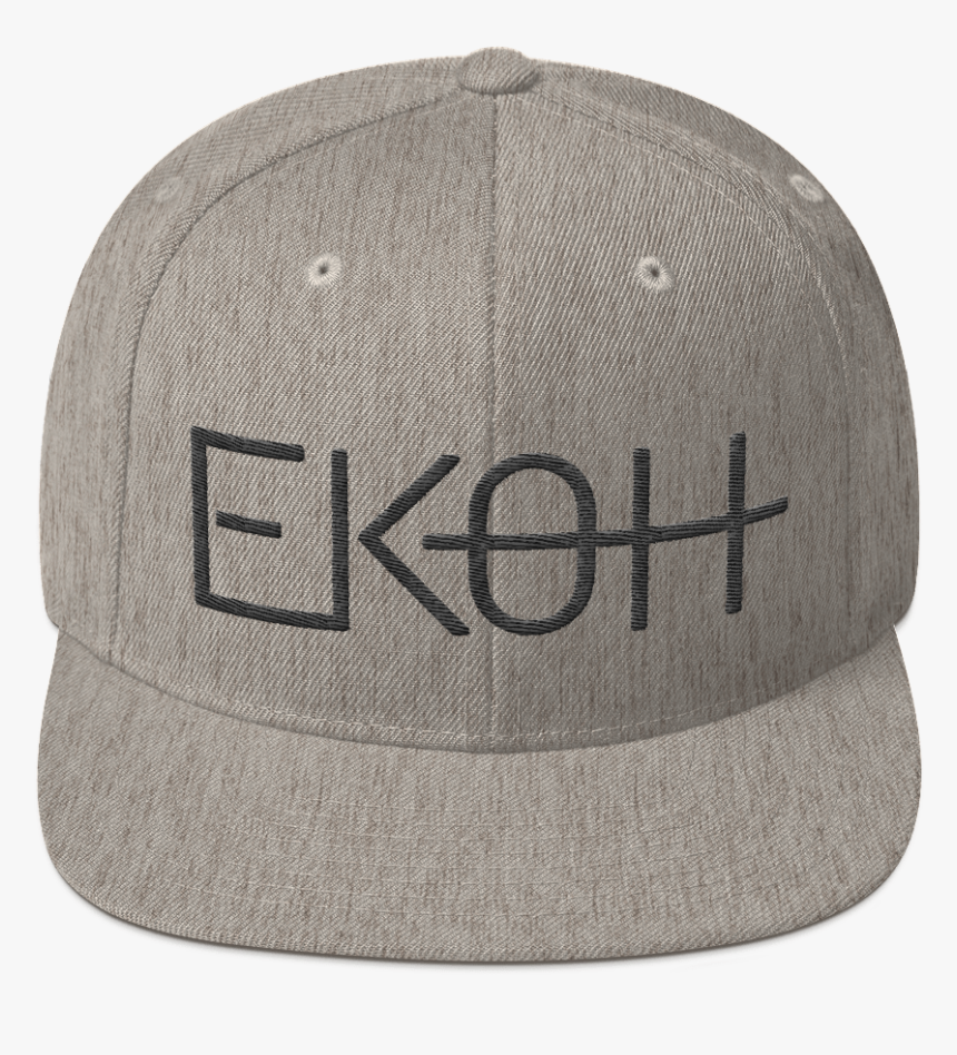 Ekoh Mockup Front Heather Grey 2 - Baseball Cap, HD Png Download, Free Download