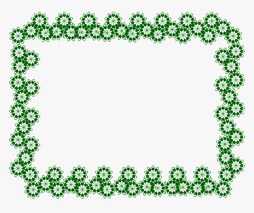 Blank Transparent Png -green Border Frame Transparent - Border Clipart Free With Green, Png Download, Free Download