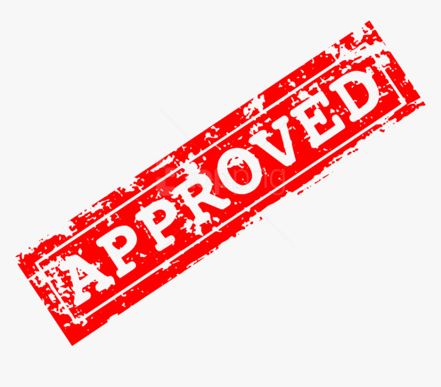 Approved Stamp Png - Student Sign, Transparent Png, Free Download