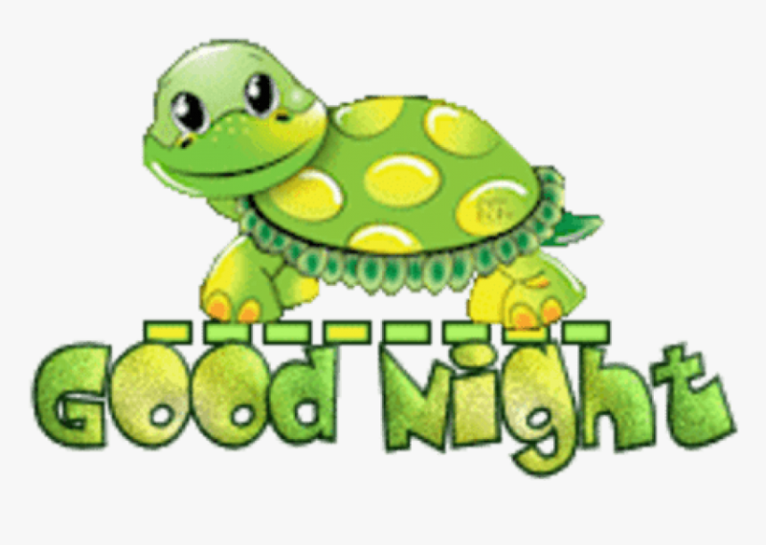 Free Png Download Good Night - Turtle In Cartoon, Transparent Png, Free Download