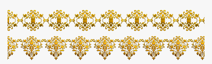 Clip Art Library Flower Pattern Transprent Png Free - Pattern Gold Vector Png, Transparent Png, Free Download