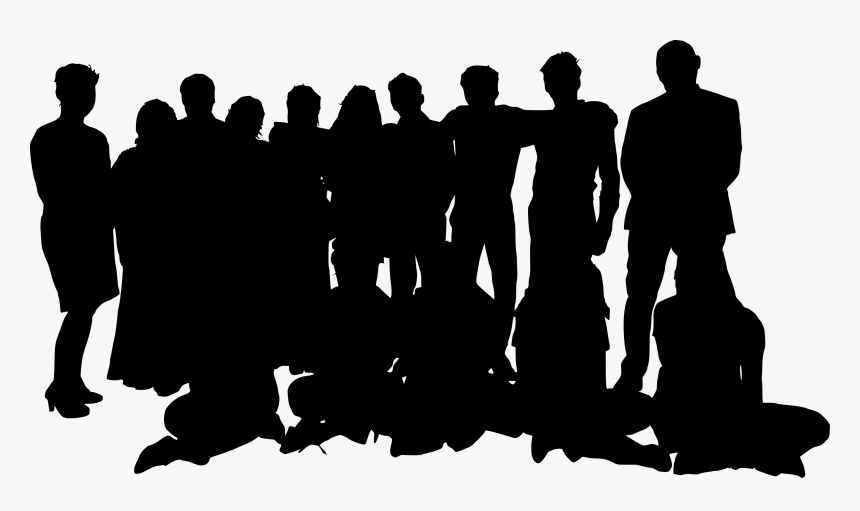 Silhouette Png Download - Group Of People Transparent Background, Png Download, Free Download