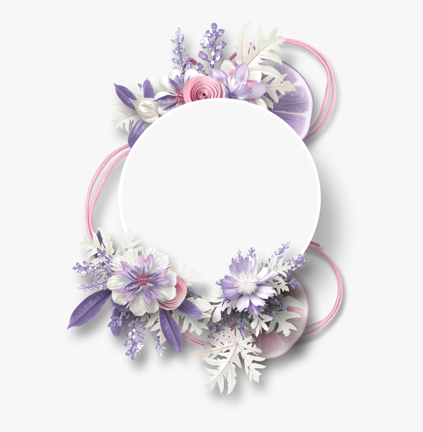 Flowers Decorative Circular Border, HD Png Download, Free Download