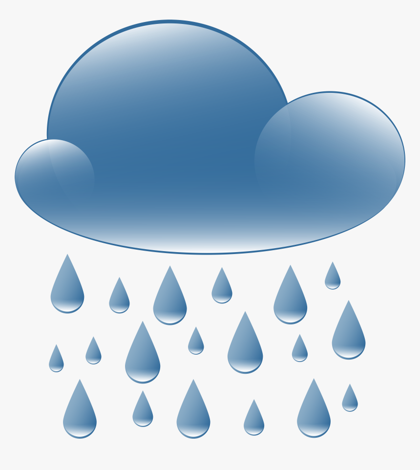 Rain Cloud Weather Icon Png Clip Art, Transparent Png, Free Download