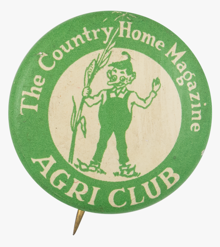 Country Home Magazine Agri Club Button Museum - Label, HD Png Download, Free Download