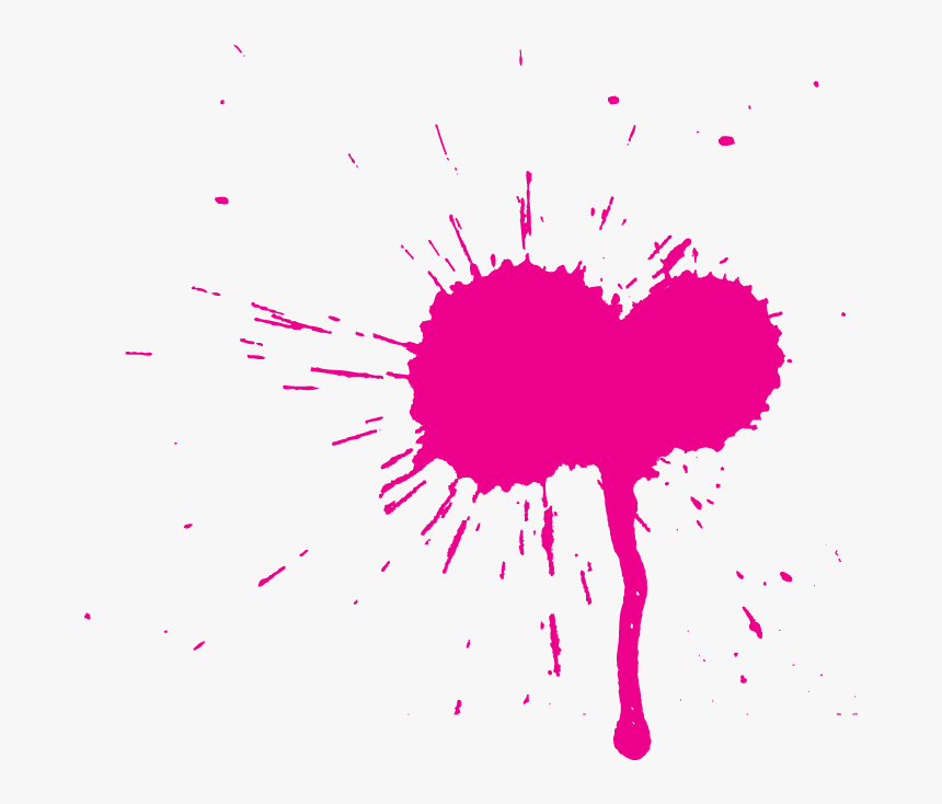 Pink Blood Splatter Transparent, HD Png Download, Free Download