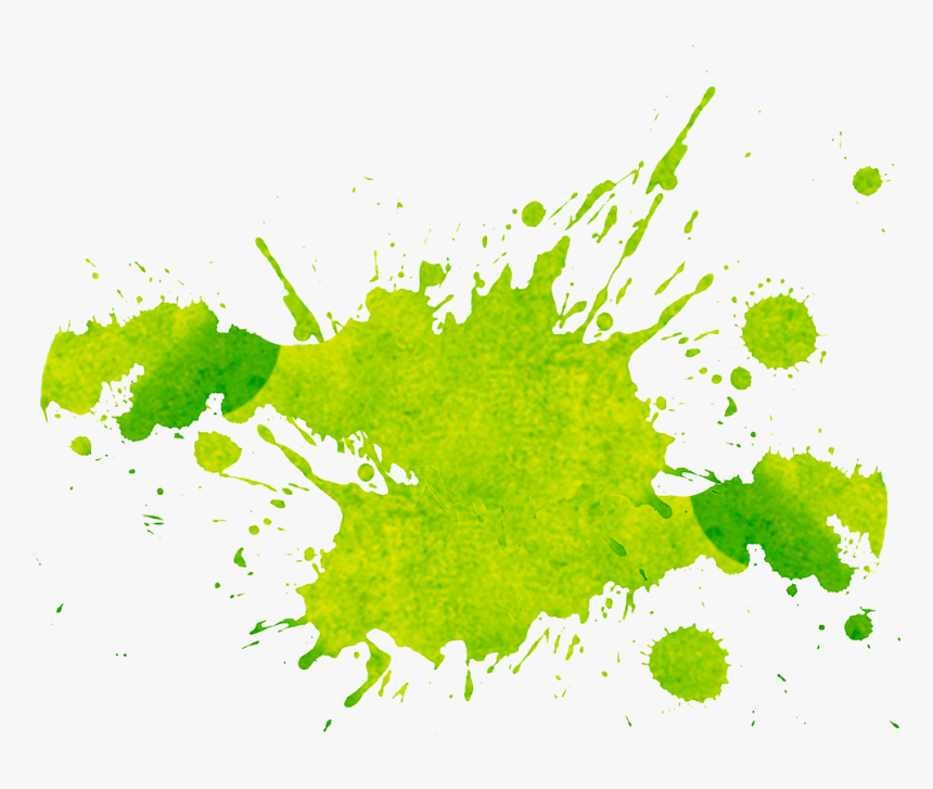 White Paint Splash Png - Green Colour Splash Png, Transparent Png, Free Download