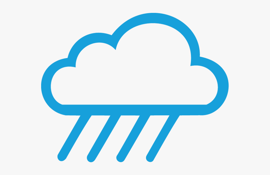 Rain Cloud Png - Cloud With Rain Icon Png, Transparent Png, Free Download