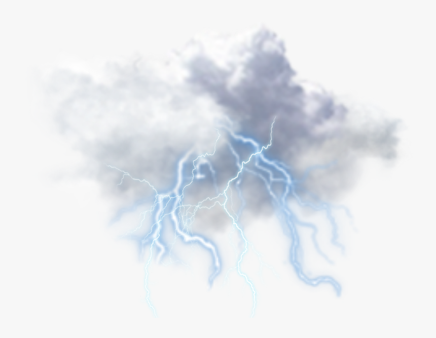 Transparent Storm Cloud Png - Rain And Thunder Png, Png Download, Free Download