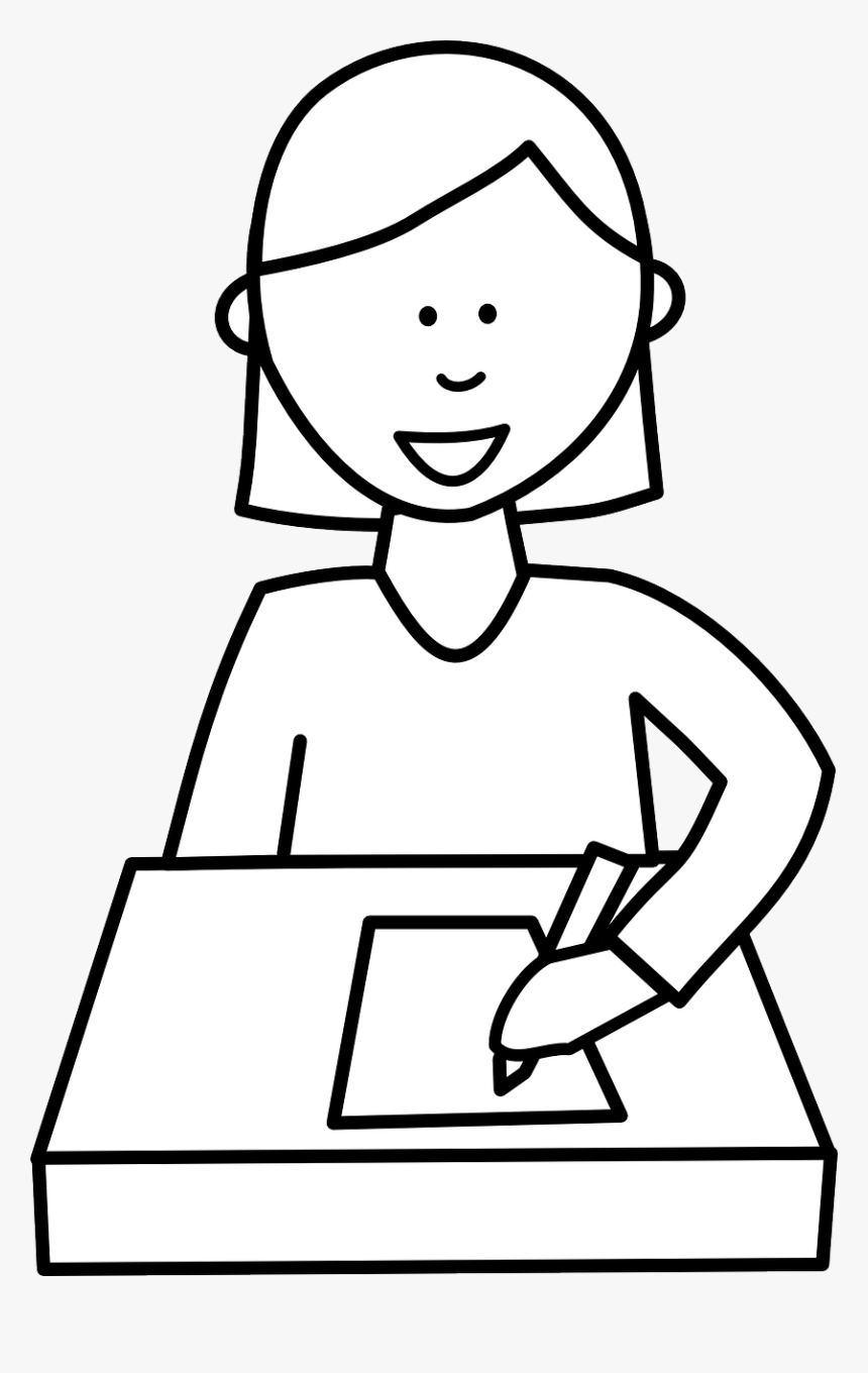 Easy Drawing Of A Student, HD Png Download, Free Download