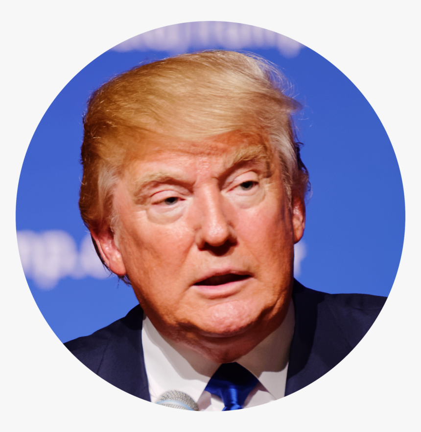 Trump In A Circle, HD Png Download, Free Download