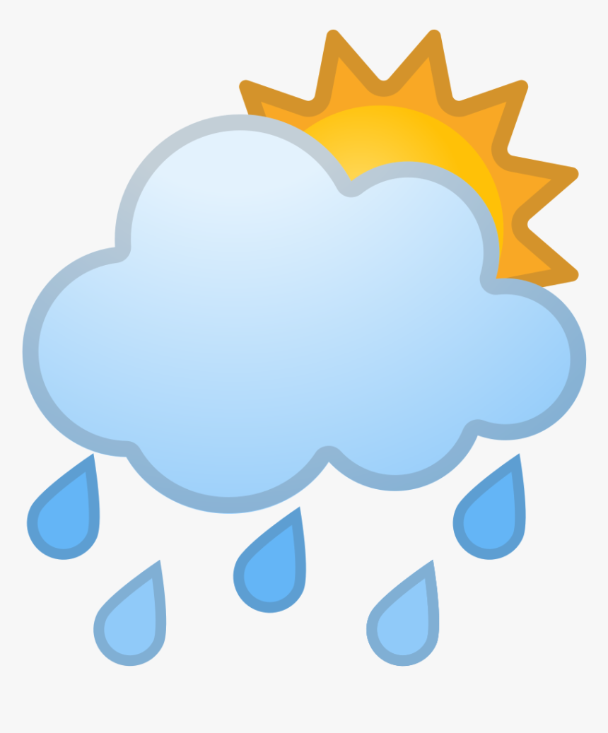 Transparent Rain Cloud Png - Rainy Emoji, Png Download, Free Download