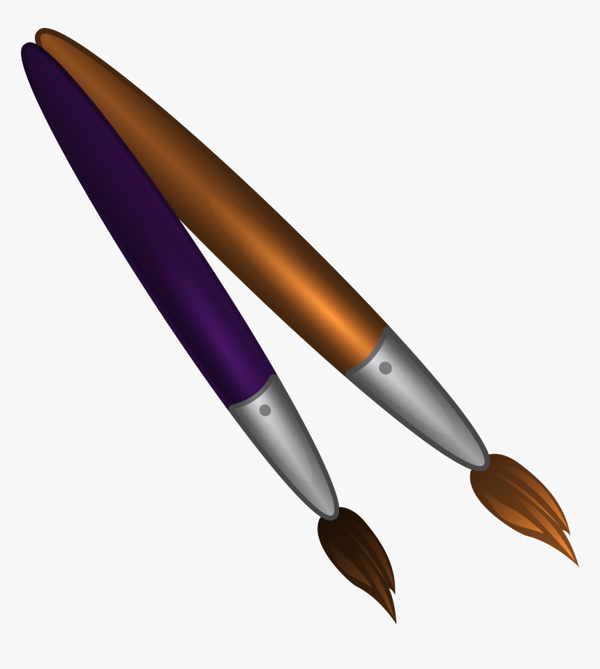 Paint Brush Clip Art Png - Paint Brushes Clipart Png, Transparent Png, Free Download