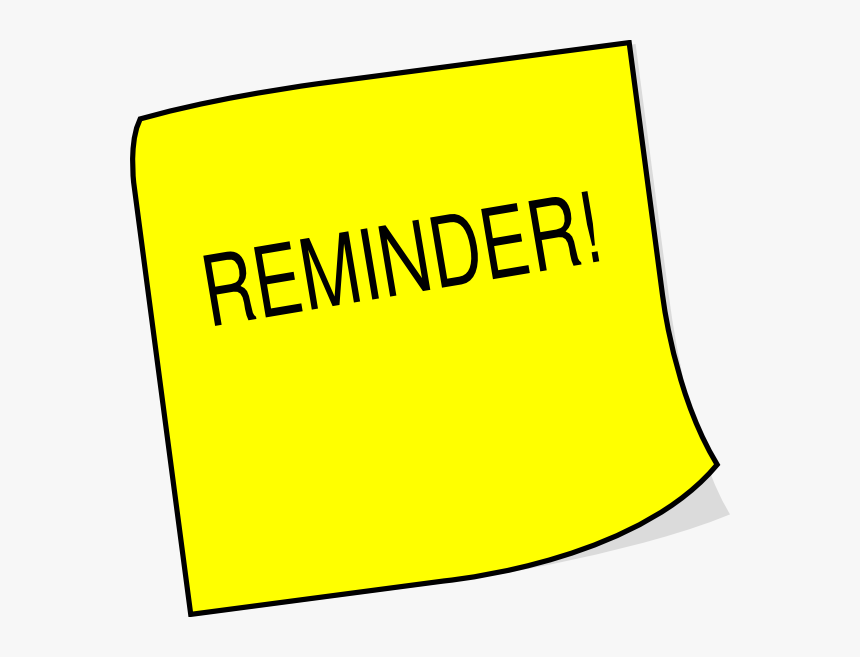 Reminder Note, HD Png Download, Free Download