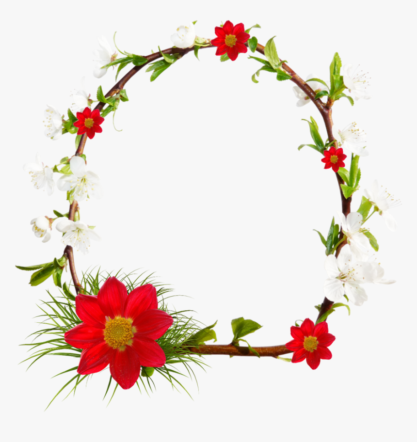 Wreath Floral Design Flower - Flower, HD Png Download, Free Download