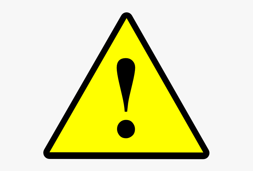 Pix For Danger Tape Border - Yellow And Black Warning Sign, HD Png Download, Free Download