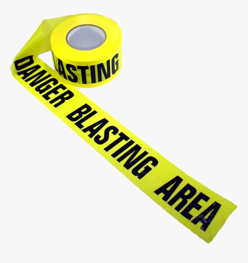 Blasting Area Barricade Tape - Masking Tape, HD Png Download, Free Download