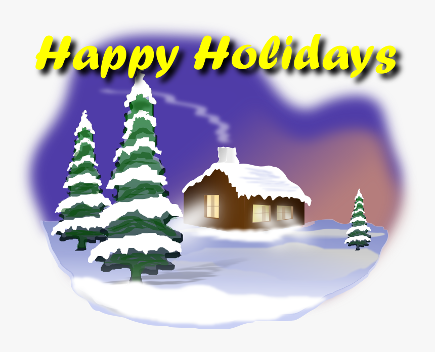 Transparent Happy Holidays Png - Winter Holidays Clipart, Png Download, Free Download