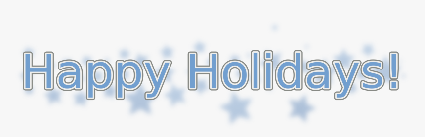 Holidays With Snowflakes Big - Happy Holidays Banner Free, HD Png Download, Free Download
