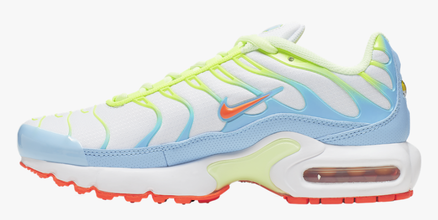 Air Max Plus White Blue Green, HD Png Download, Free Download