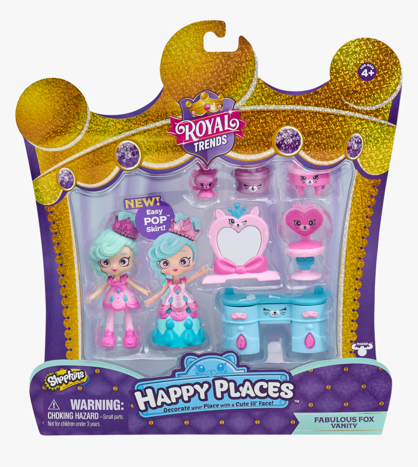 Shopkins Toys Happy Places Royal Trends, HD Png Download, Free Download